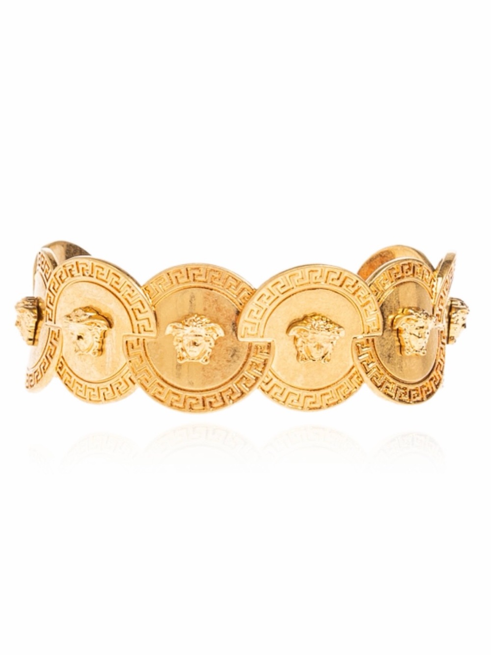 VETSACE Tribute Medusa coins cuff bracelet bangle